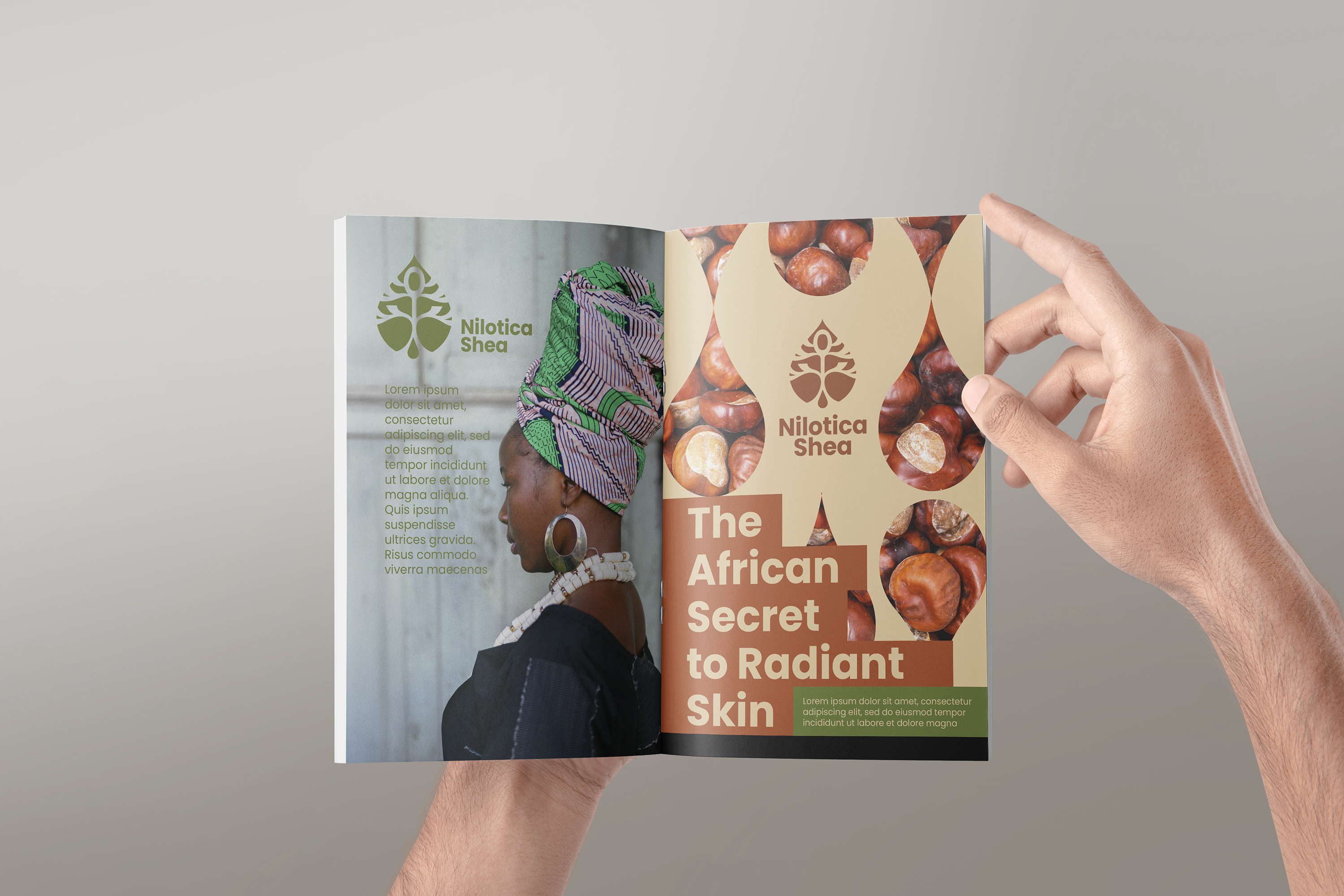 Nilotica Shea brand magazine